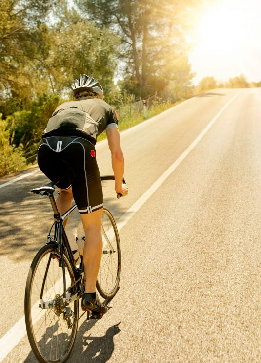 Cycliste montée